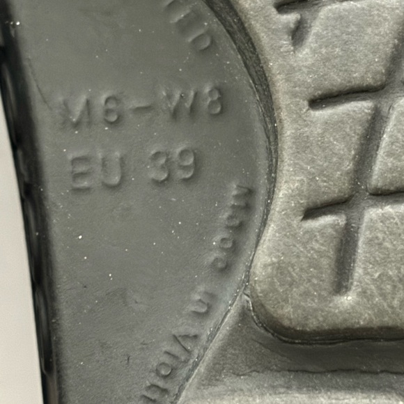 OOFOS OOriginal Recovery Sandals Flip Flops Comfort Black 39 men 6 / women 8 - Picture 6 of 7